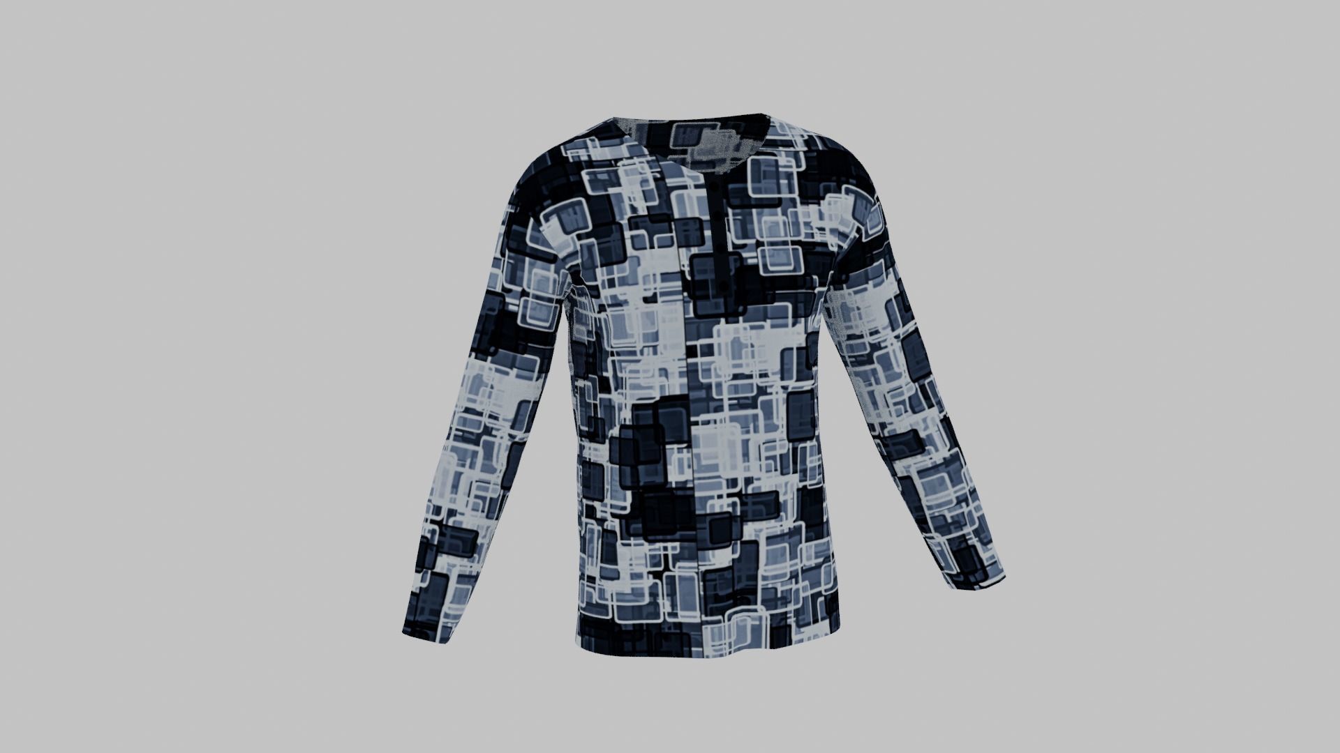 T-Shirt - Sweater Low-poly 3D model_4