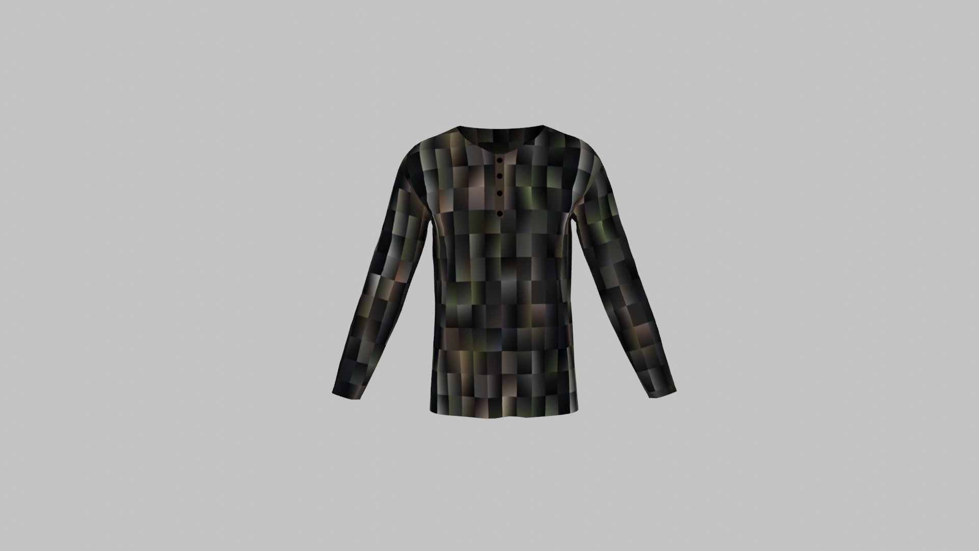 T-Shirt - Sweater Low-poly 3D model_5