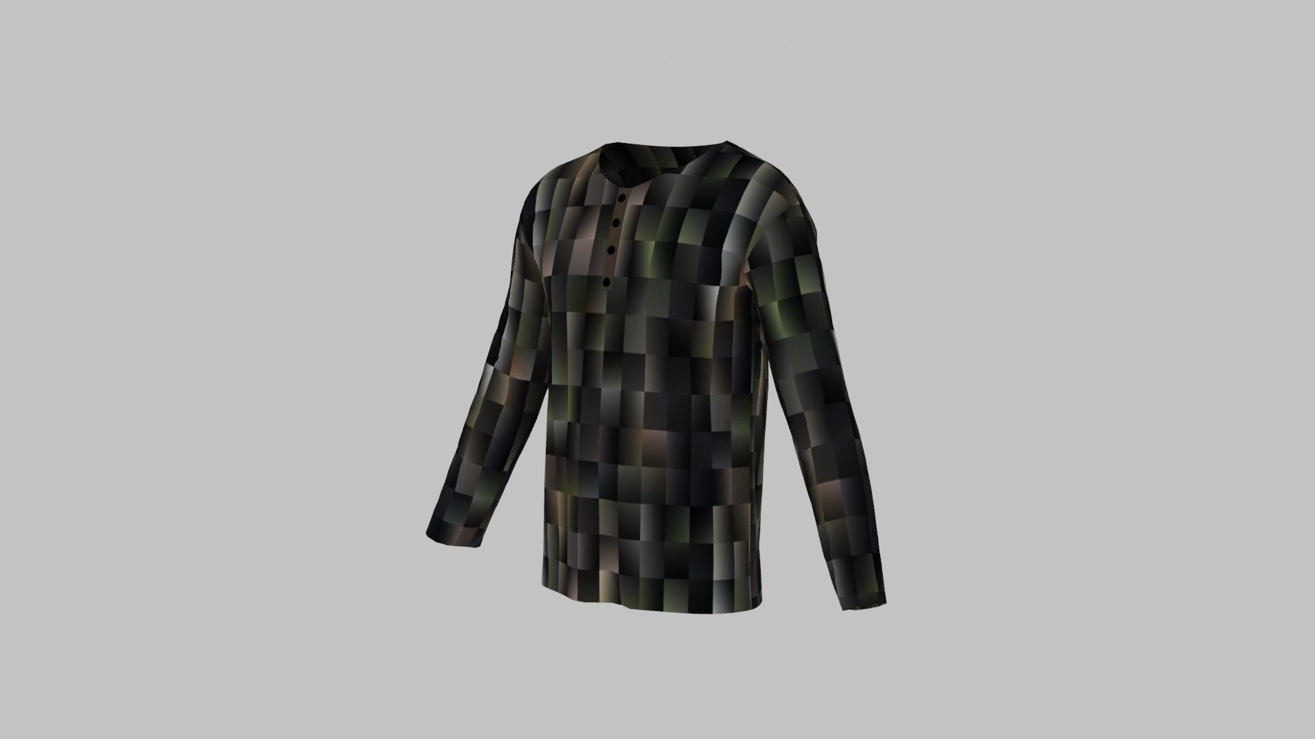 T-Shirt - Sweater Low-poly 3D model_6