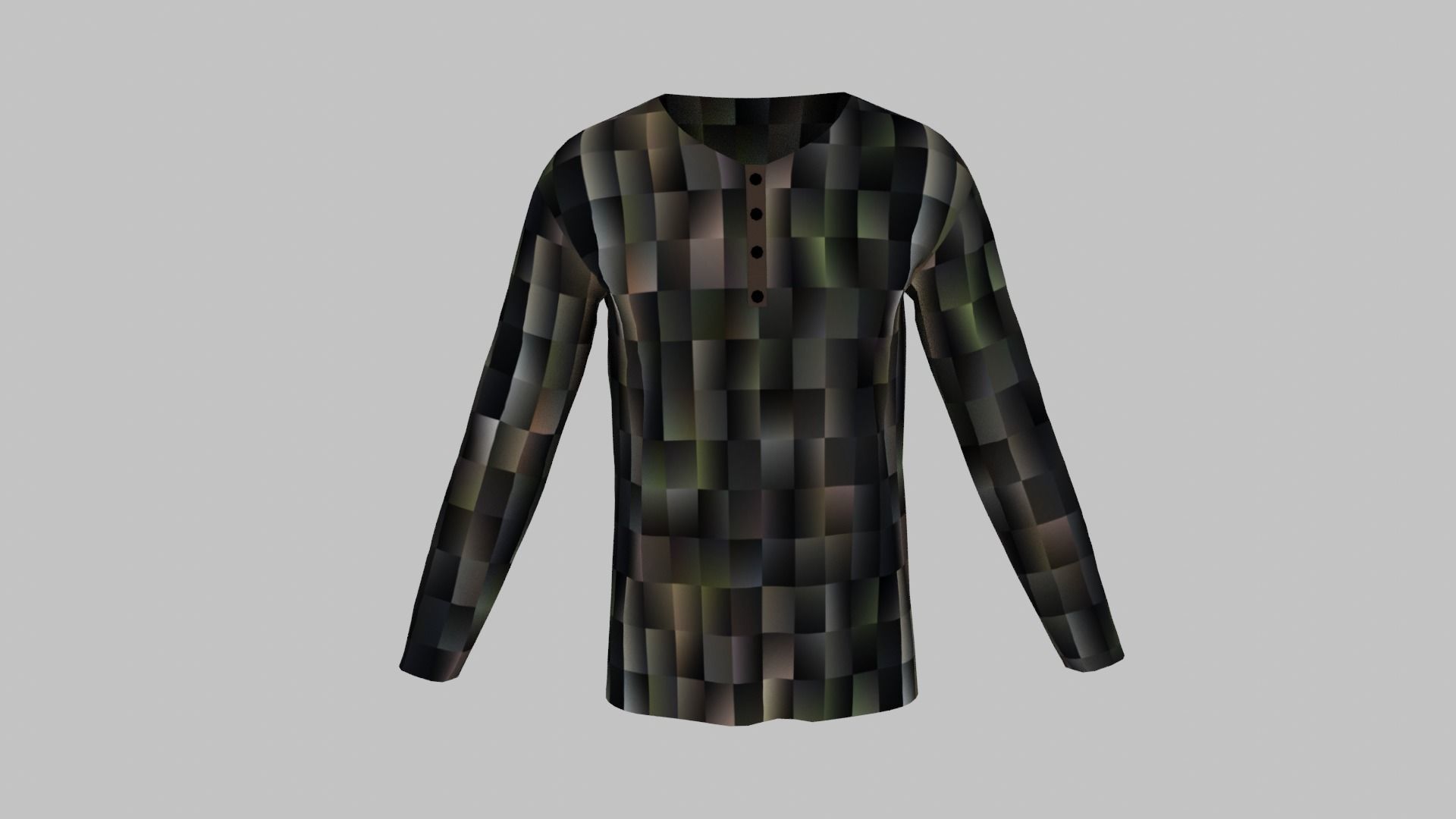 T-Shirt - Sweater Low-poly 3D model_1