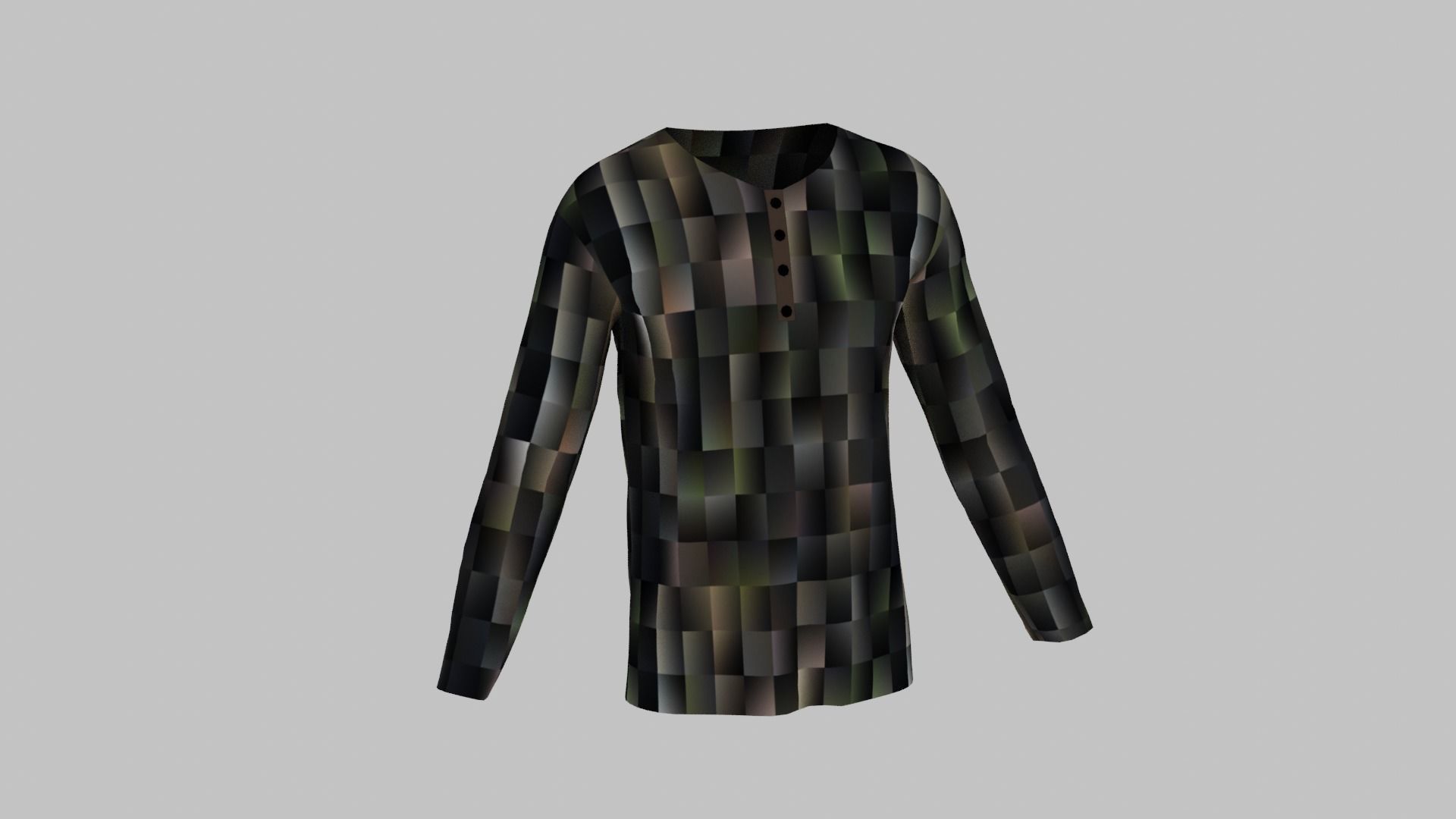 T-Shirt - Sweater Low-poly 3D model_4