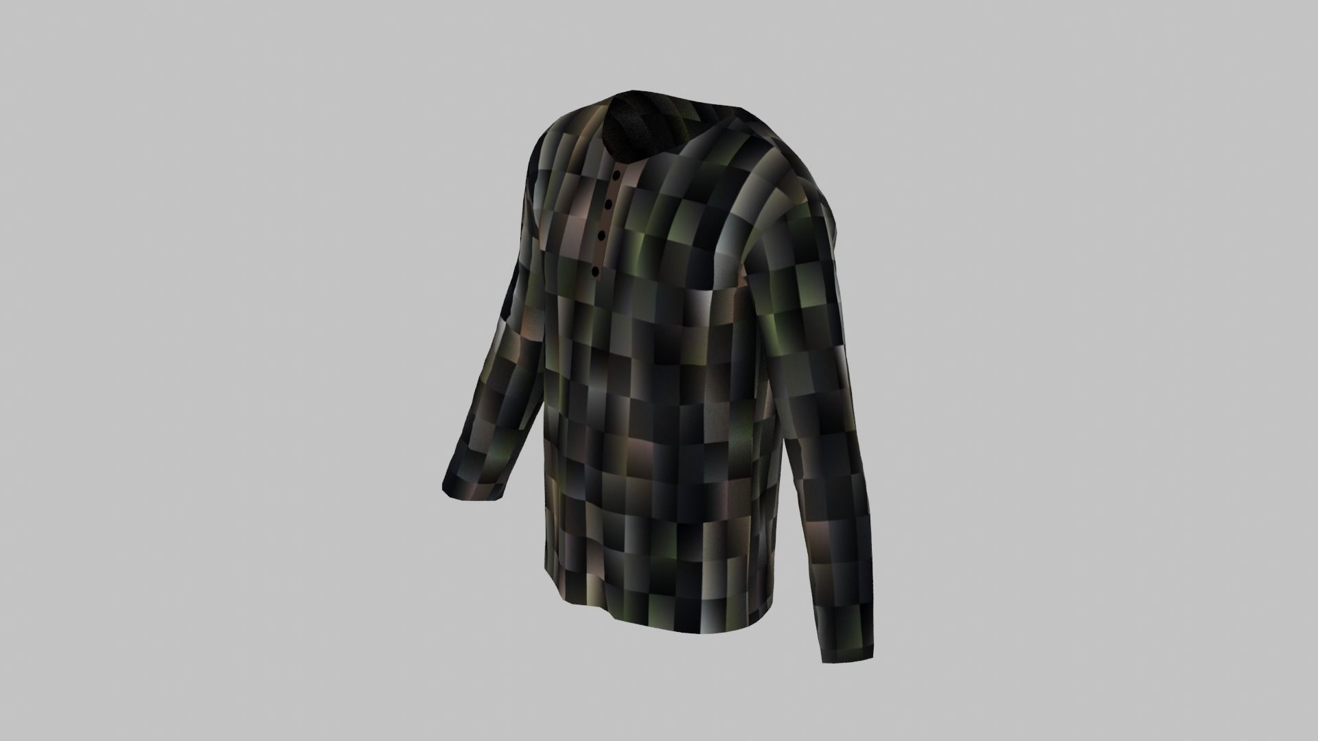 T-Shirt - Sweater Low-poly 3D model_2