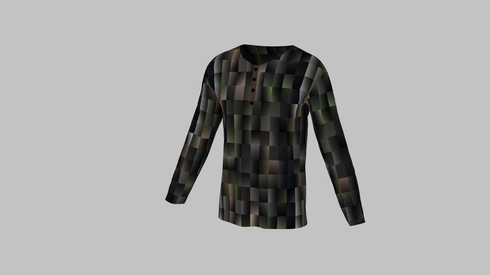 T-Shirt - Sweater Low-poly 3D model_3