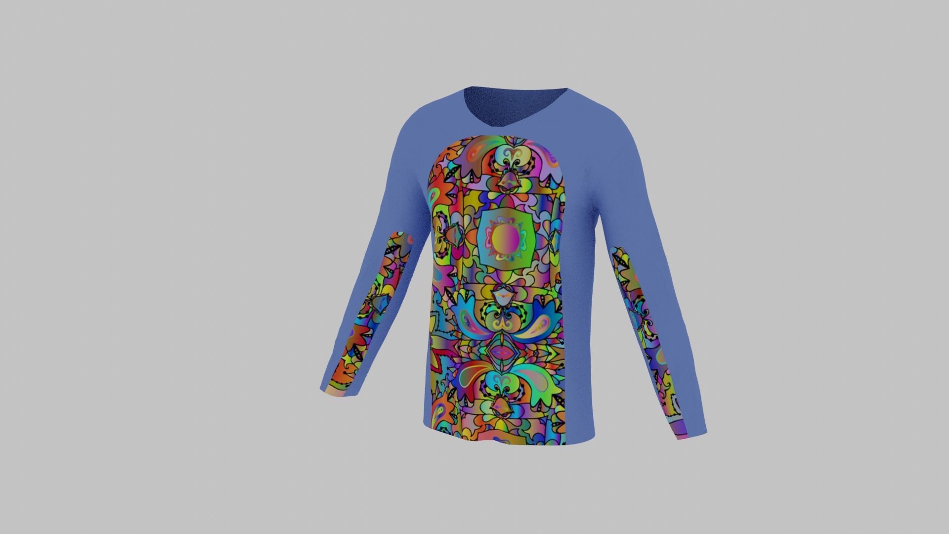 T-Shirt - Sweater Low-poly 3D model_3