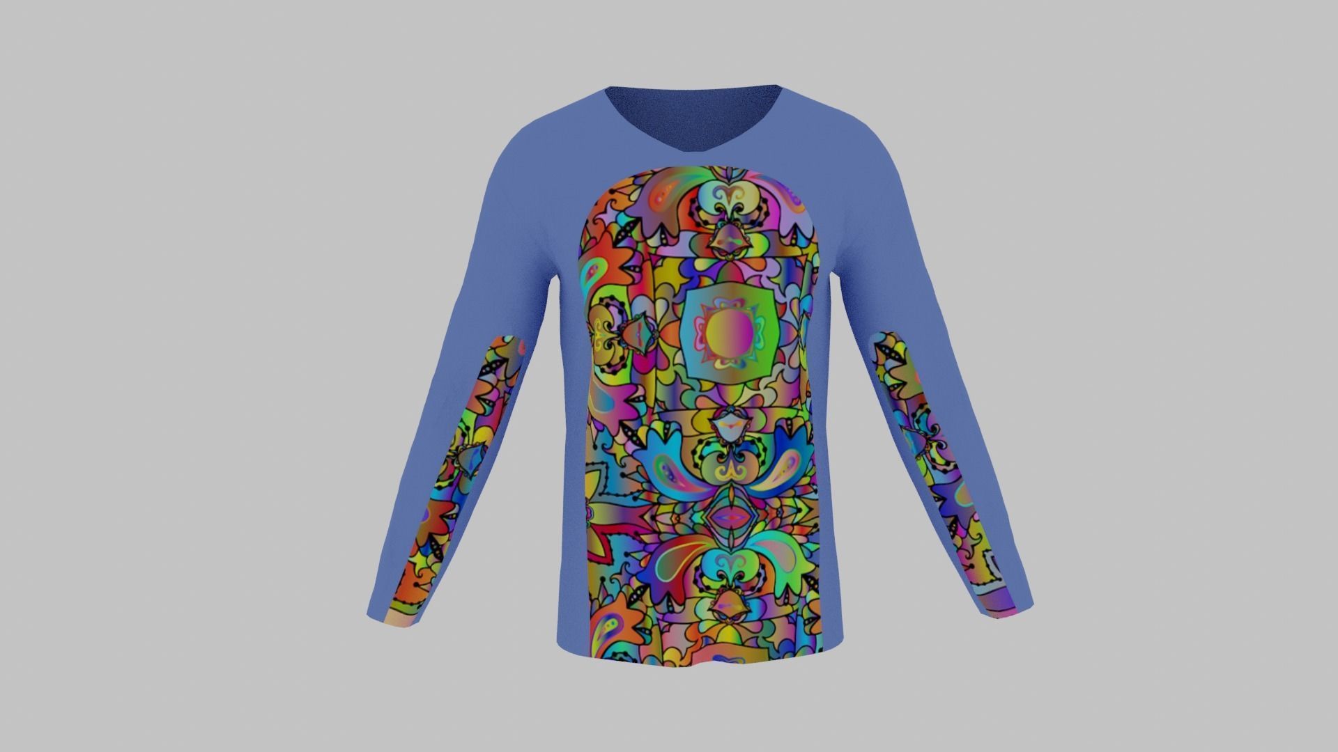 T-Shirt - Sweater Low-poly 3D model_1