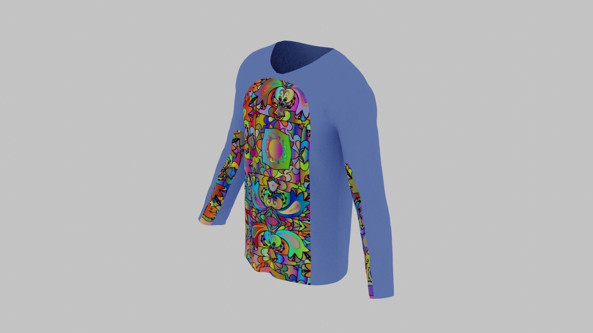 T-Shirt - Sweater Low-poly 3D model_2
