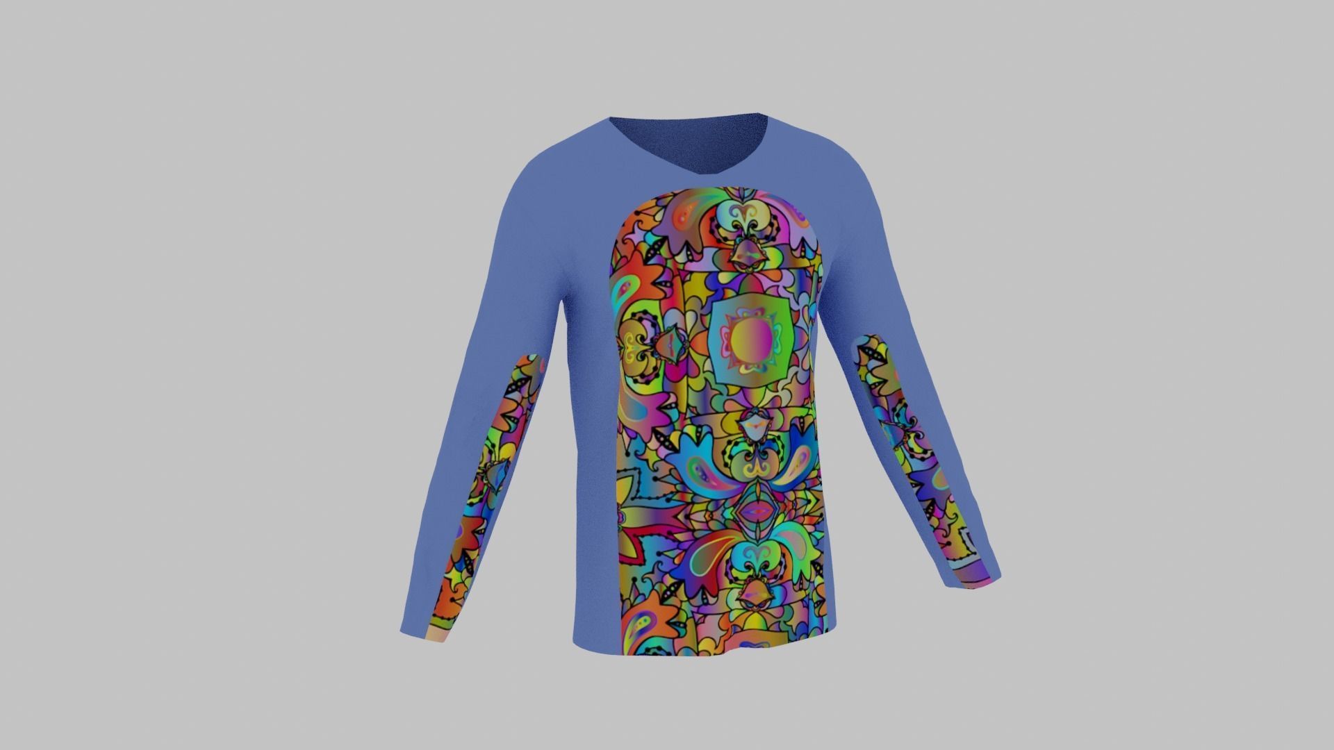 T-Shirt - Sweater Low-poly 3D model_4