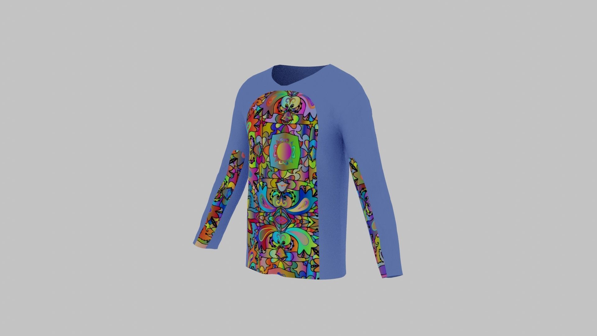 T-Shirt - Sweater Low-poly 3D model_6