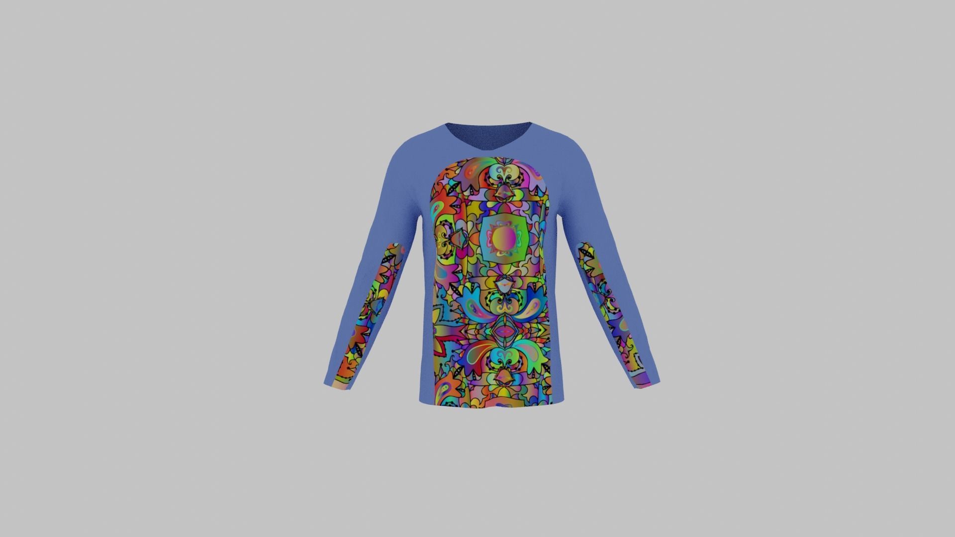 T-Shirt - Sweater Low-poly 3D model_5