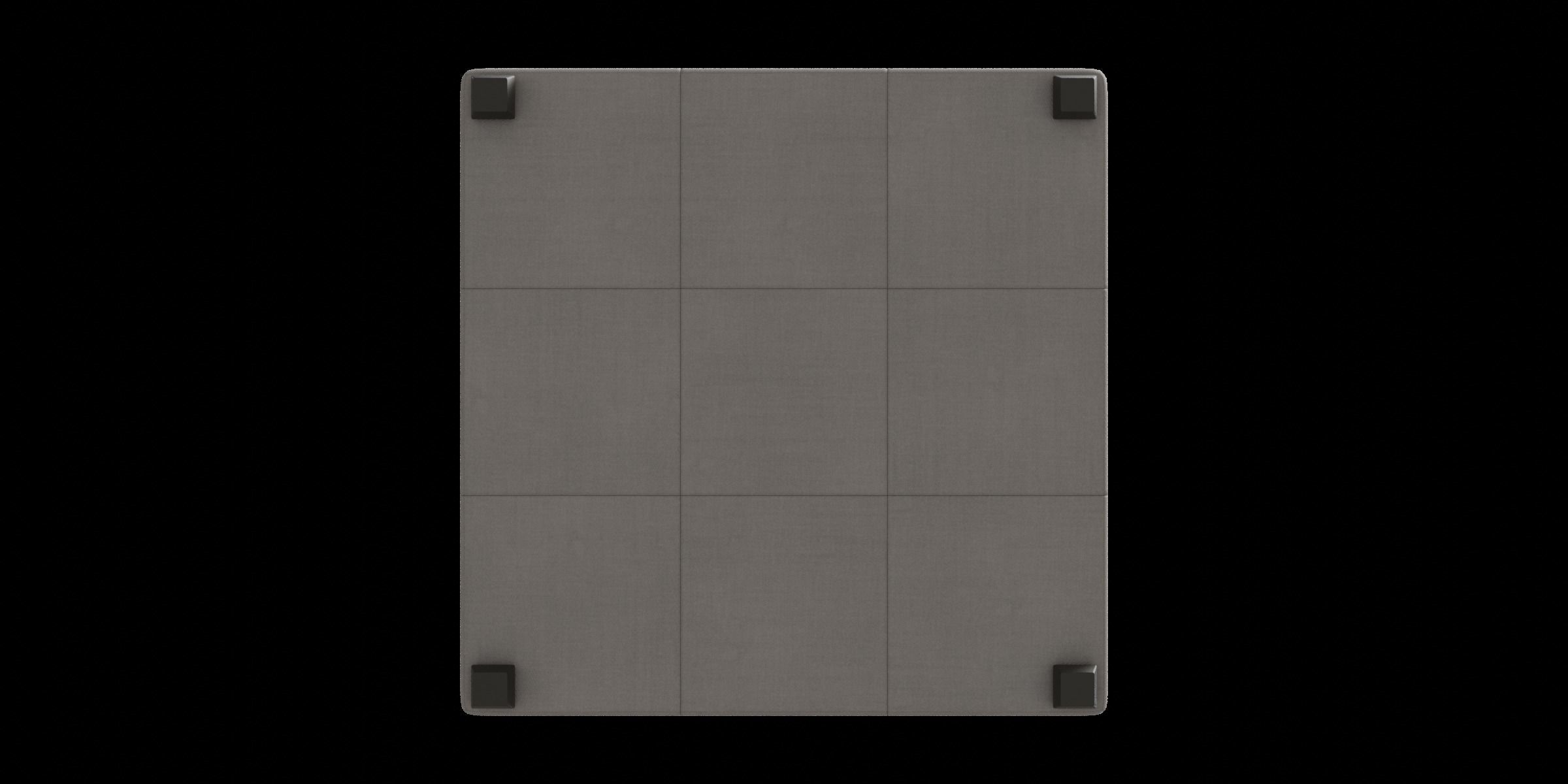 Tufted Storage Ottoman Low-poly 3D model_4