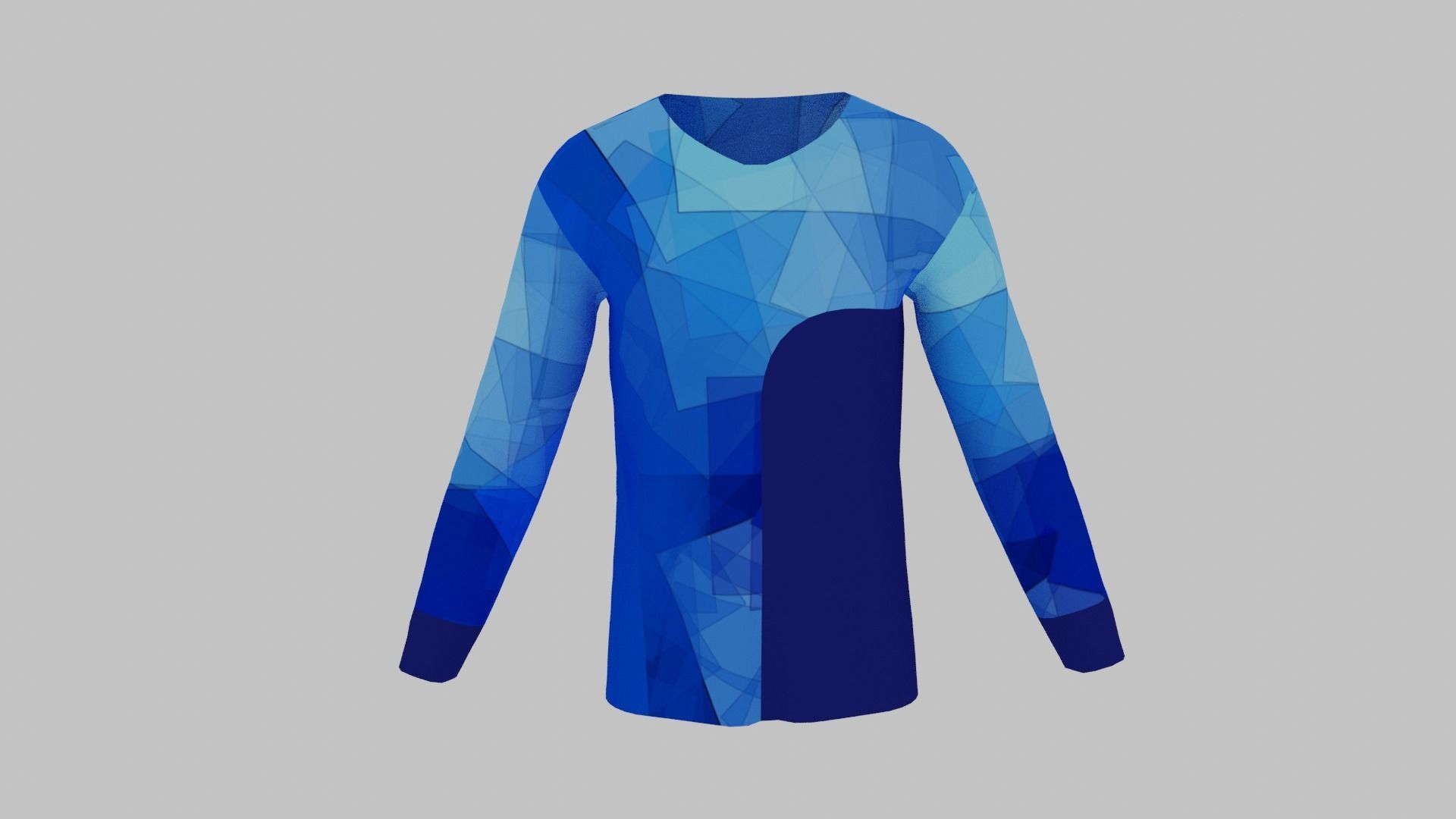 T-Shirt - Sweater Low-poly 3D model_1