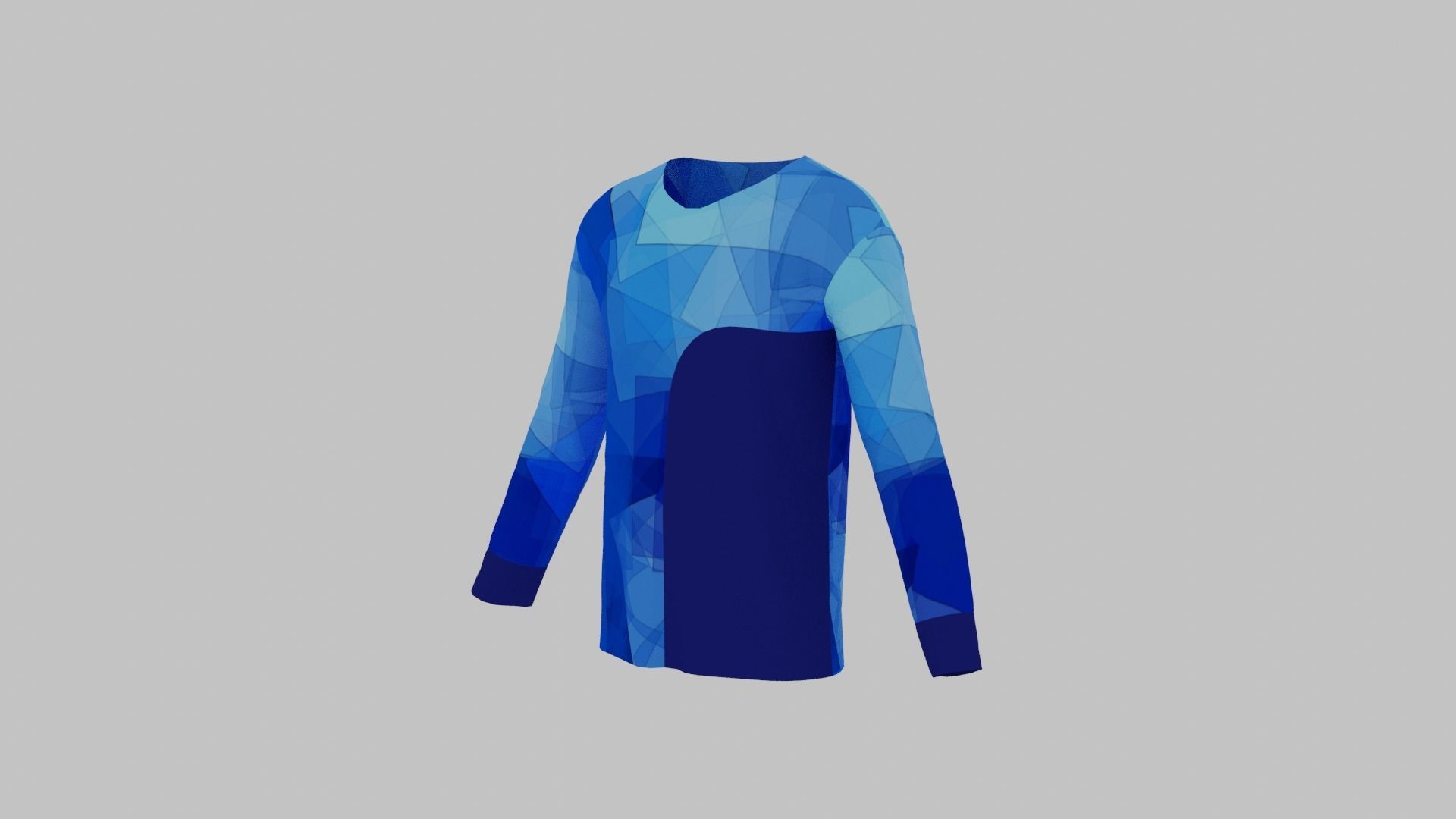 T-Shirt - Sweater Low-poly 3D model_6