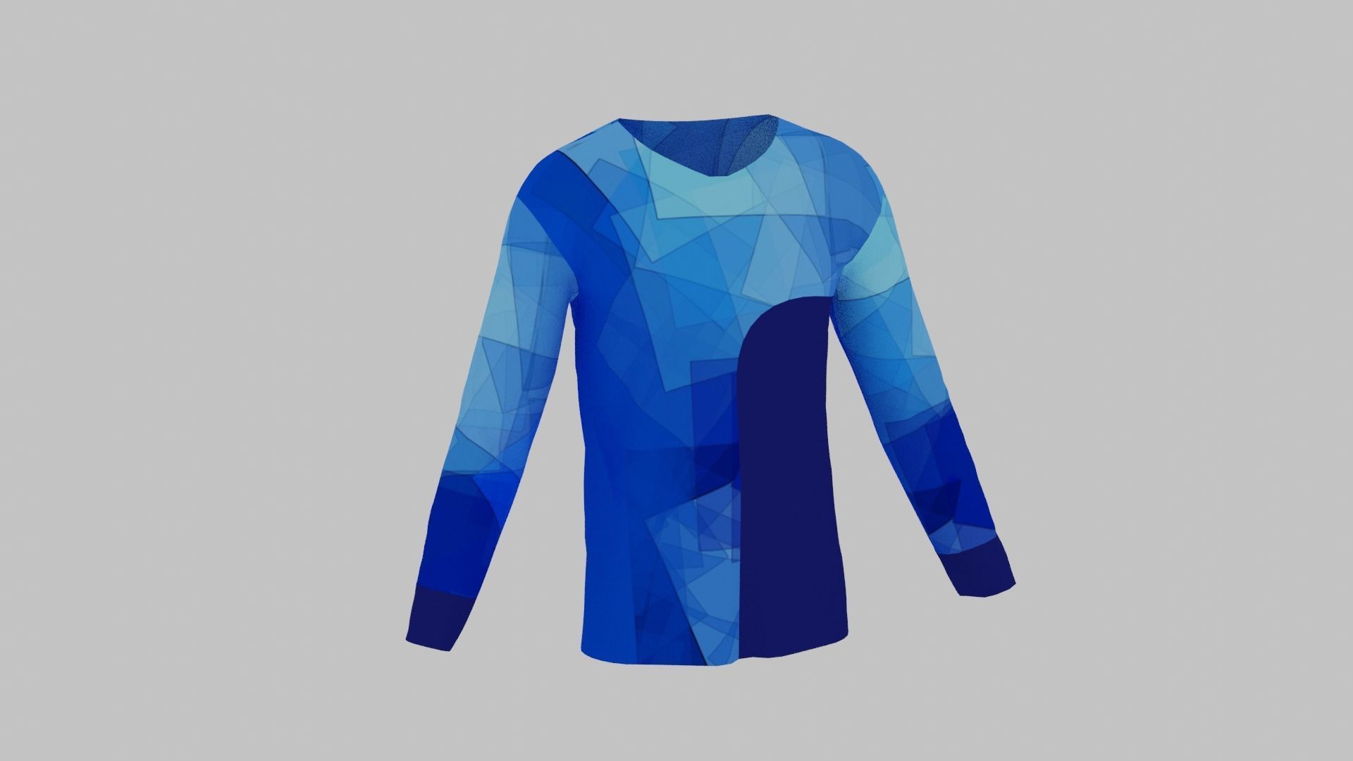 T-Shirt - Sweater Low-poly 3D model_4