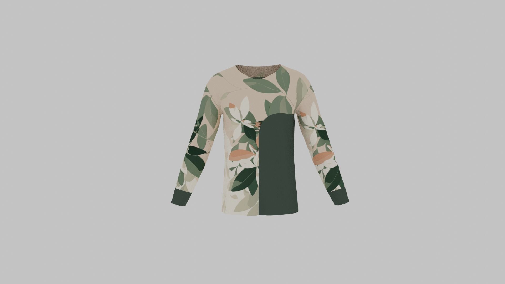 T-Shirt - Sweater Low-poly 3D model_5