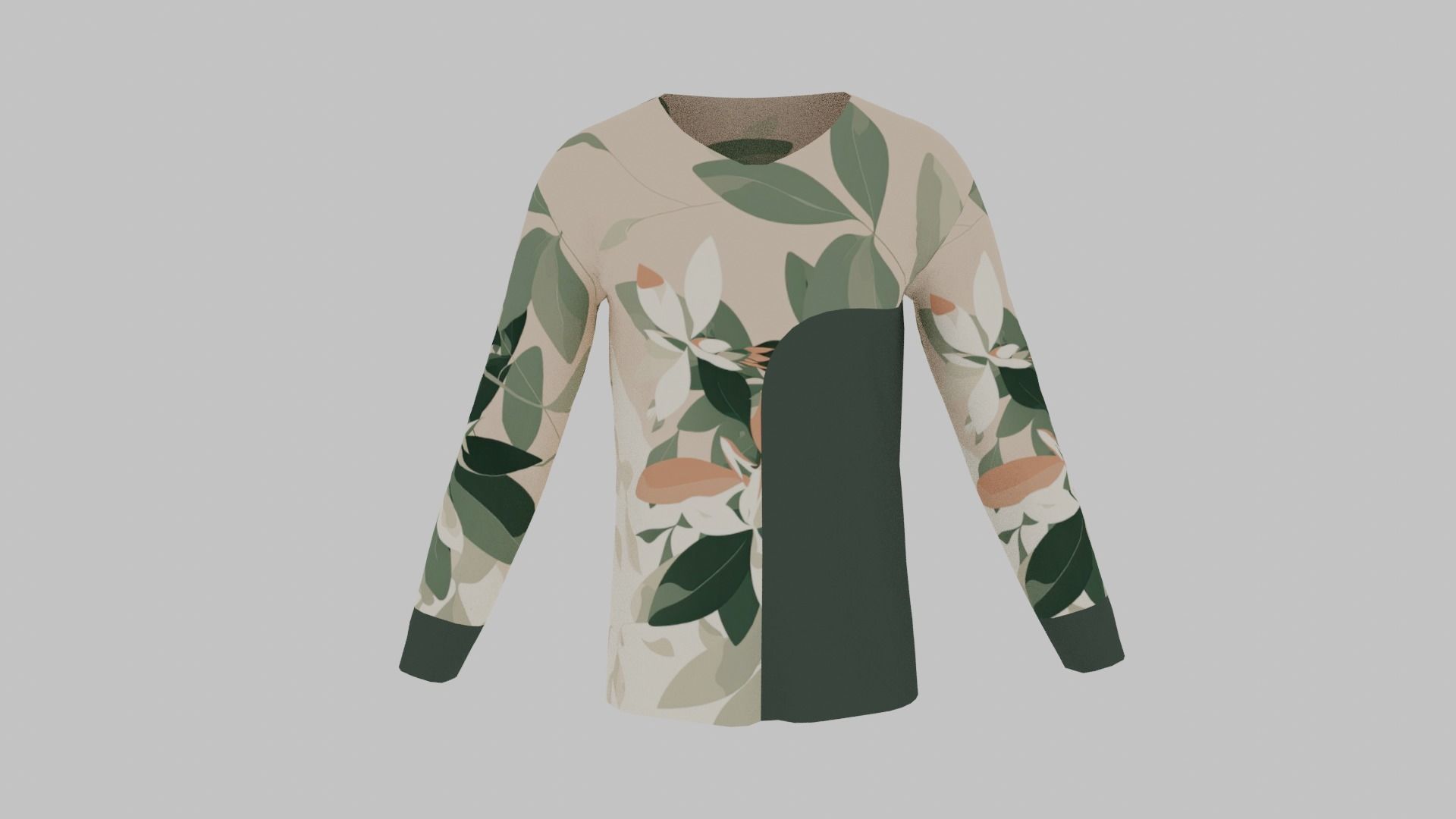 T-Shirt - Sweater Low-poly 3D model_1