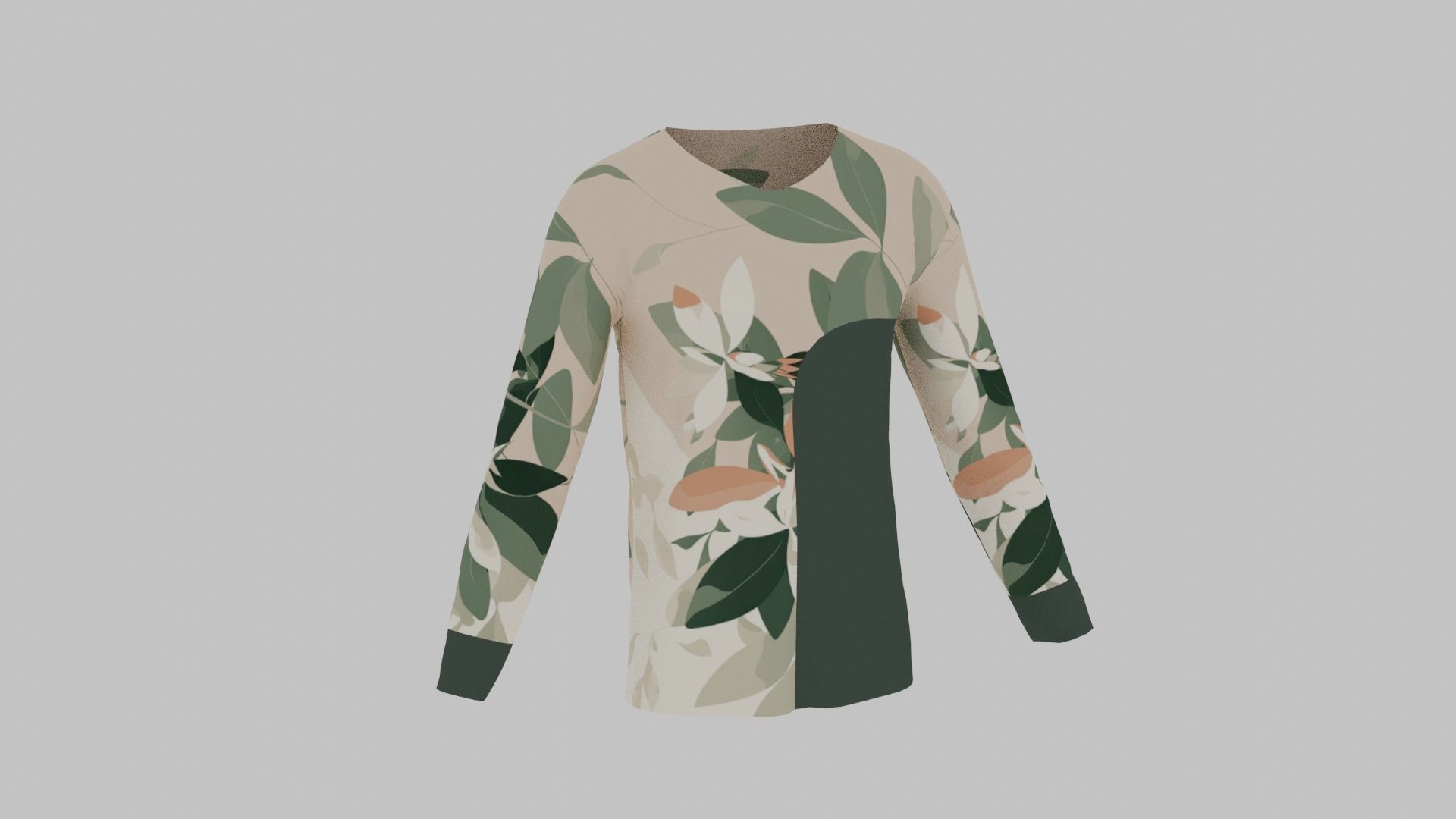 T-Shirt - Sweater Low-poly 3D model_4