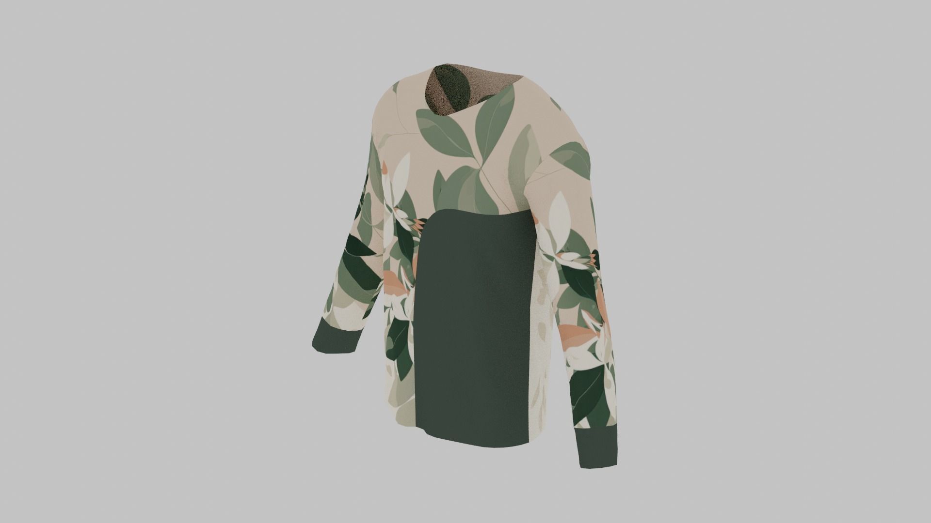 T-Shirt - Sweater Low-poly 3D model_2