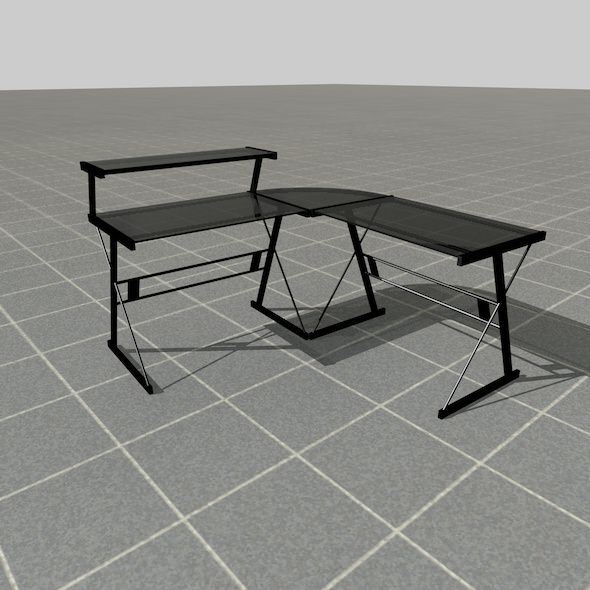 scale model Desk 3D model_23