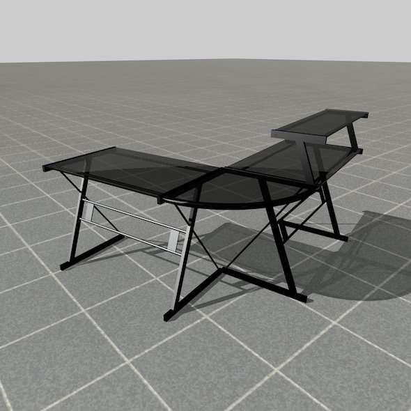 scale model Desk 3D model_14