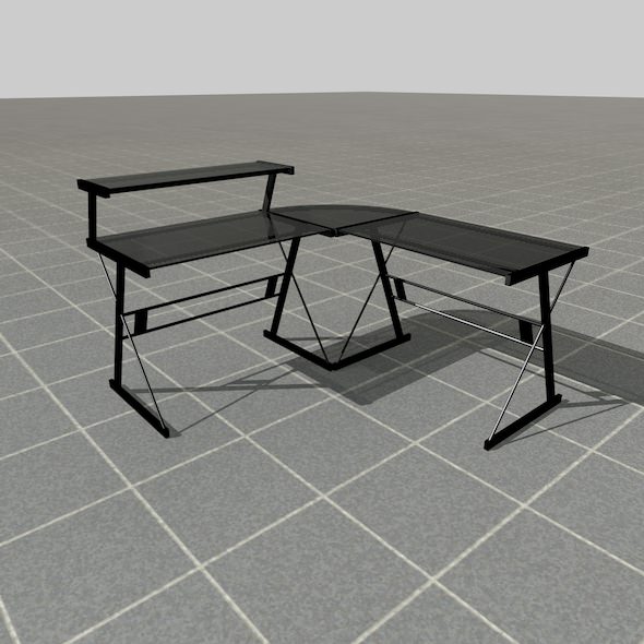 scale model Desk 3D model_24
