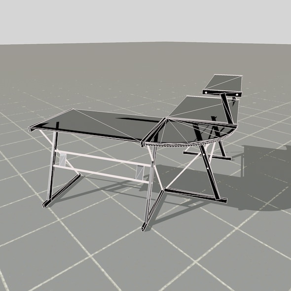 scale model Desk 3D model_39