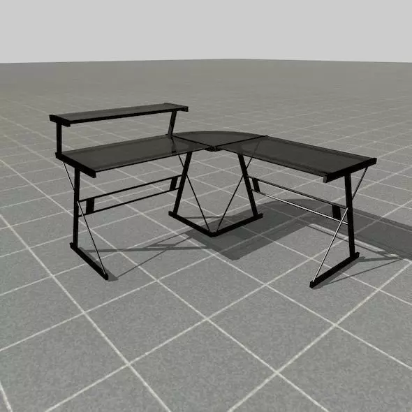 scale model Desk 3D model_0