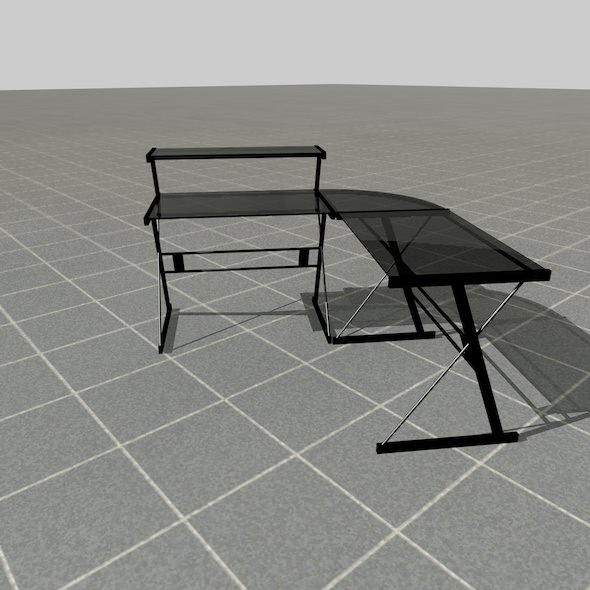 scale model Desk 3D model_20