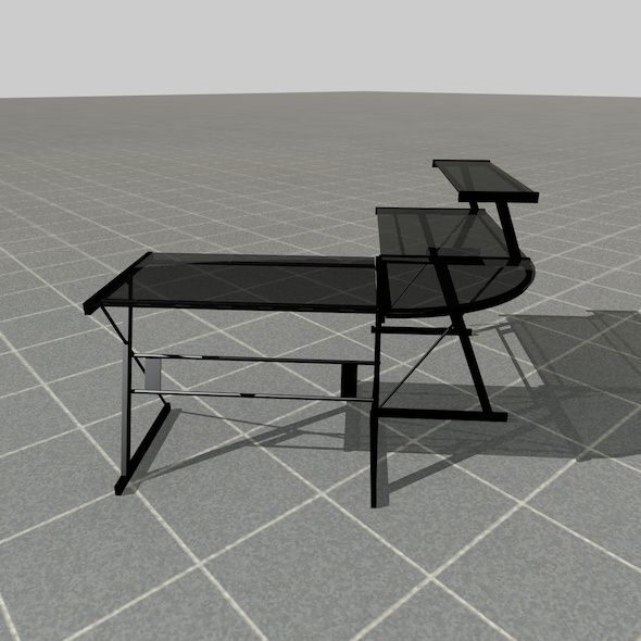 scale model Desk 3D model_15