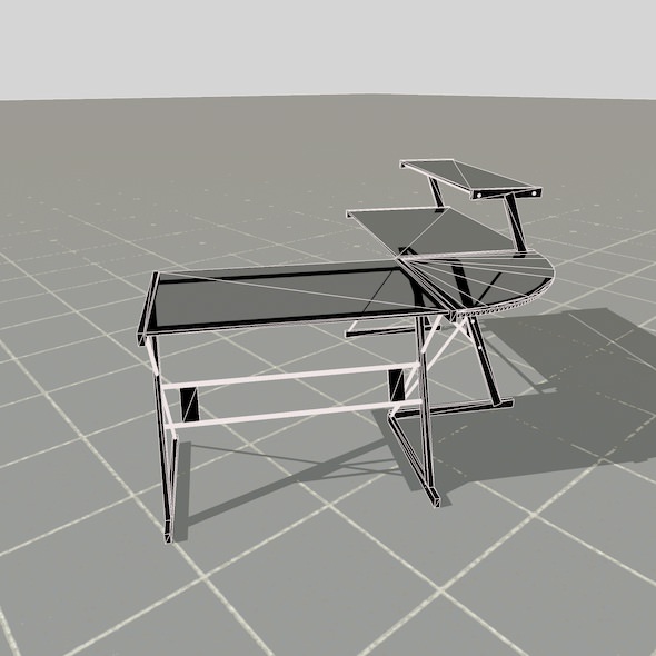 scale model Desk 3D model_40