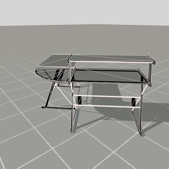 scale model Desk 3D model_32