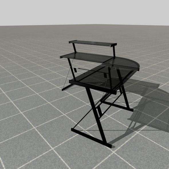 scale model Desk 3D model_21