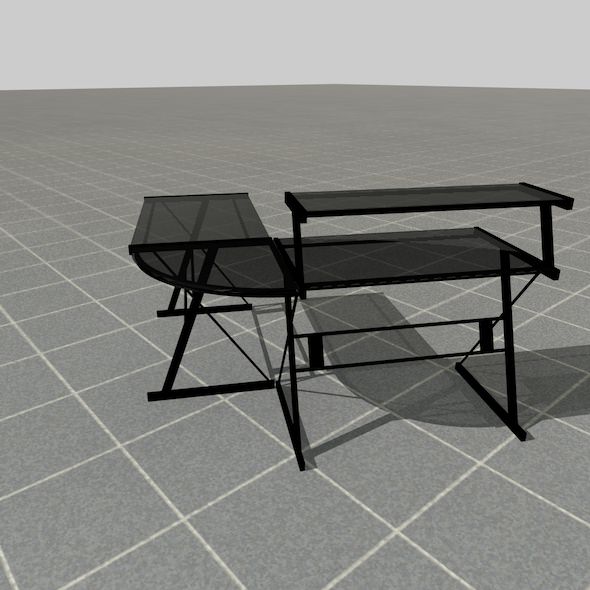 scale model Desk 3D model_10