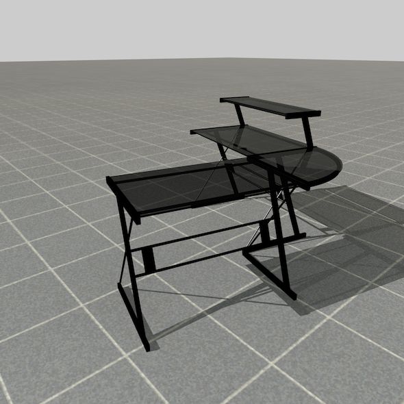 scale model Desk 3D model_17