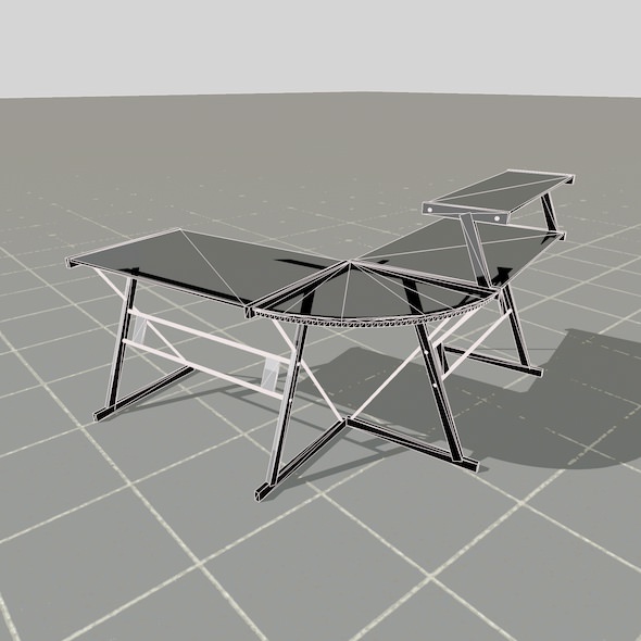 scale model Desk 3D model_38