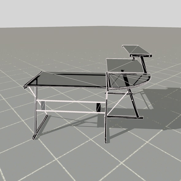 scale model Desk 3D model_41