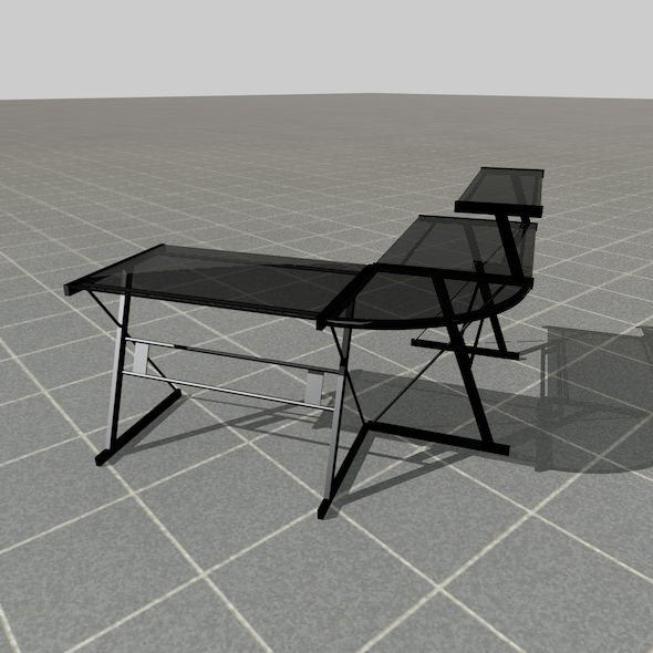 scale model Desk 3D model_12