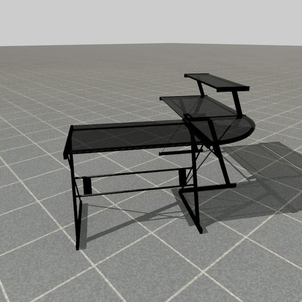 scale model Desk 3D model_16