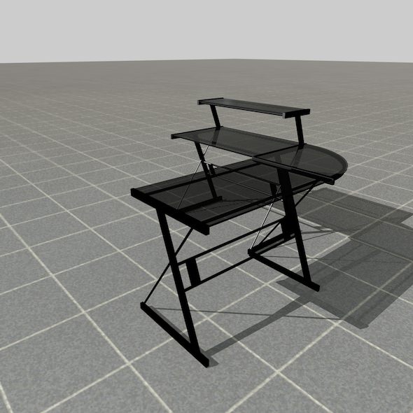 scale model Desk 3D model_18