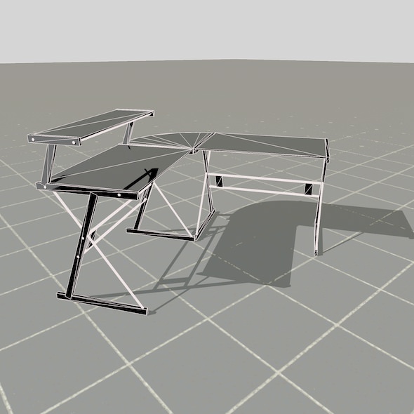 scale model Desk 3D model_27