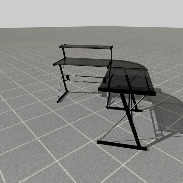 scale model Desk 3D model_19