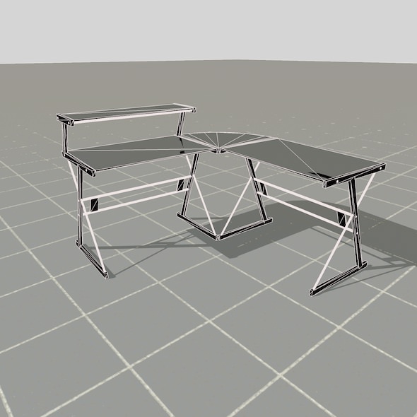 scale model Desk 3D model_48