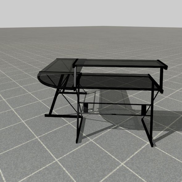 scale model Desk 3D model_9