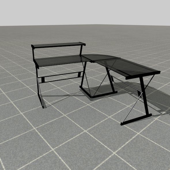 scale model Desk 3D model_22