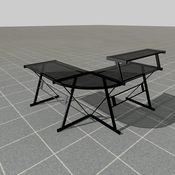 scale model Desk 3D model_13