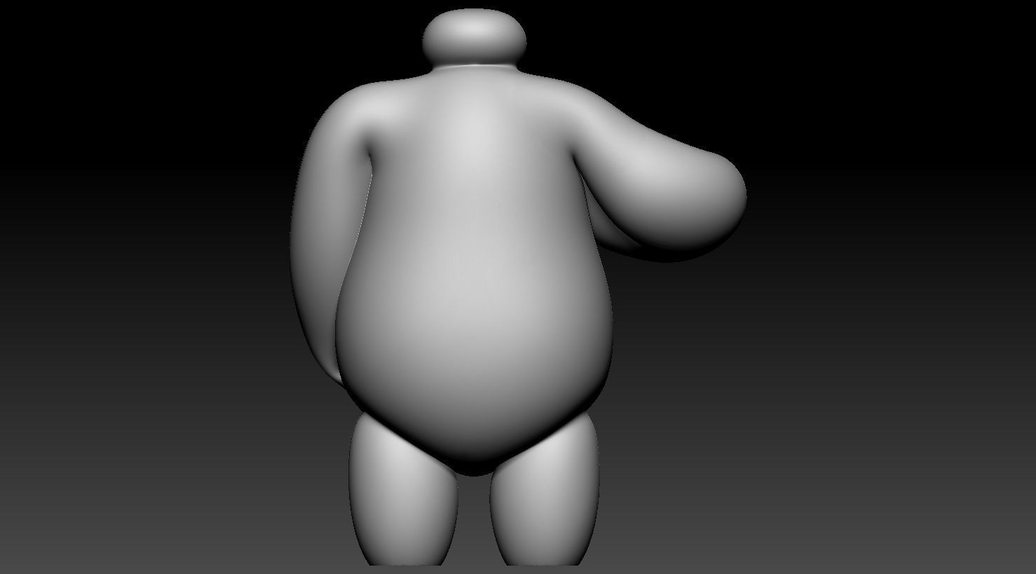Baymax 3D print model_1