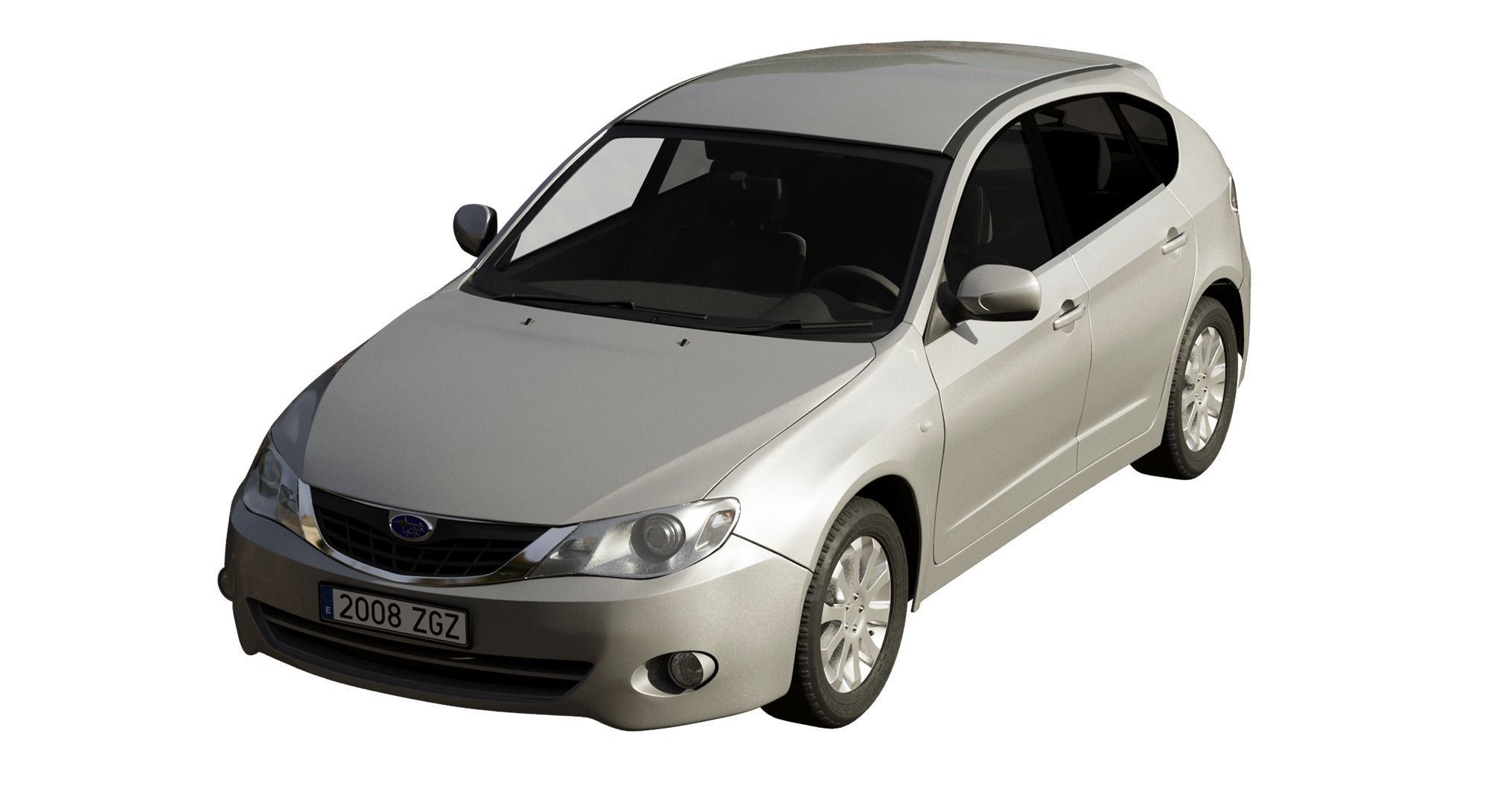 Subaru Impreza 3D model_4
