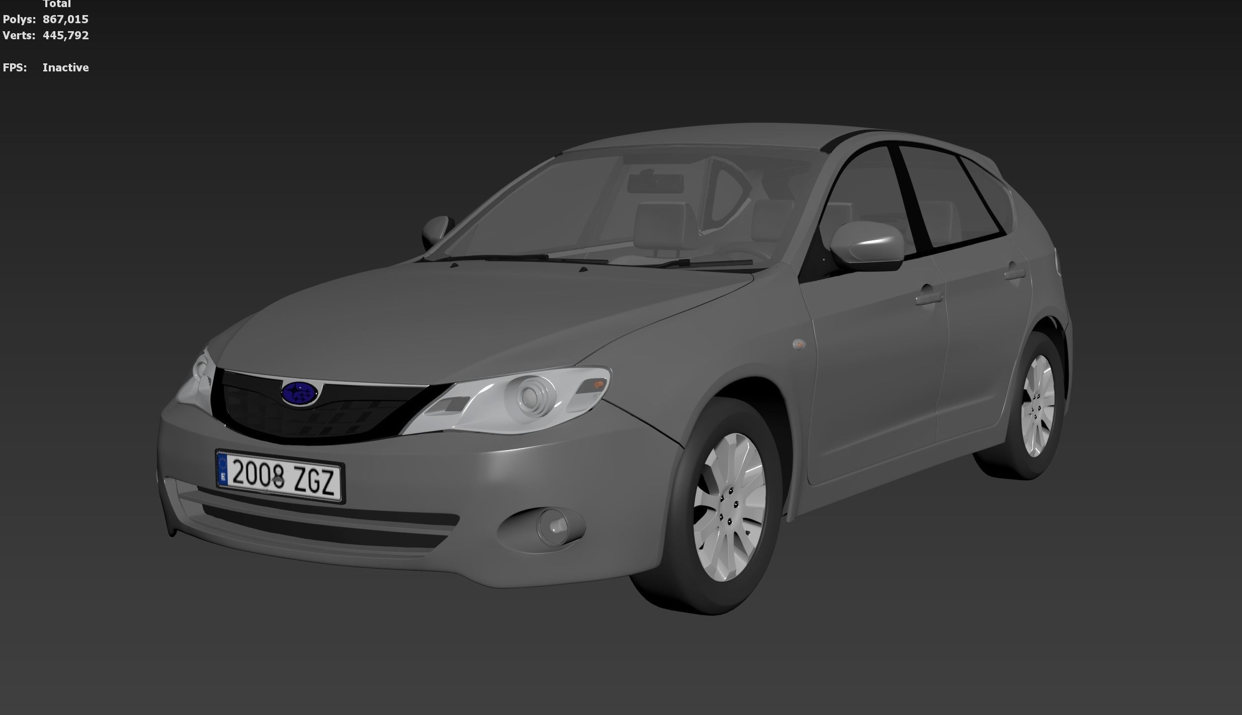 Subaru Impreza 3D model_7