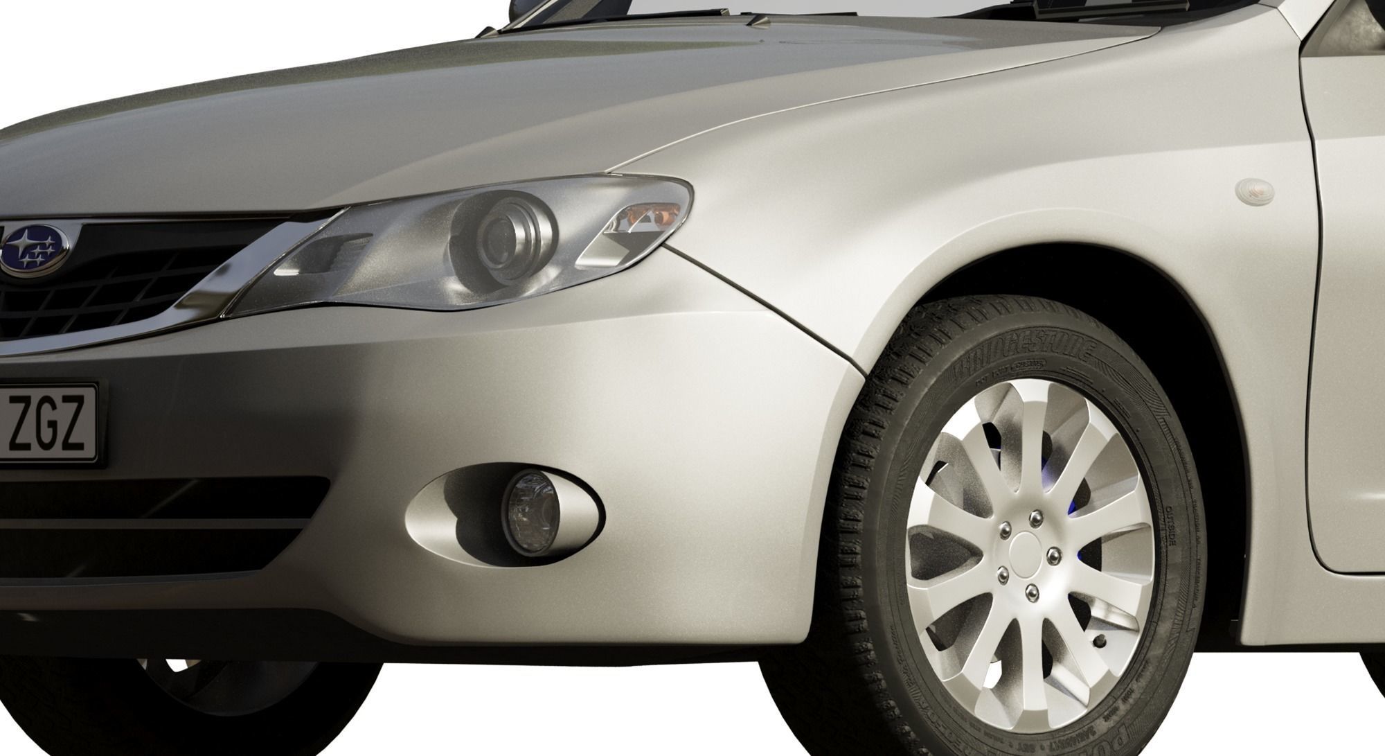 Subaru Impreza 3D model_3