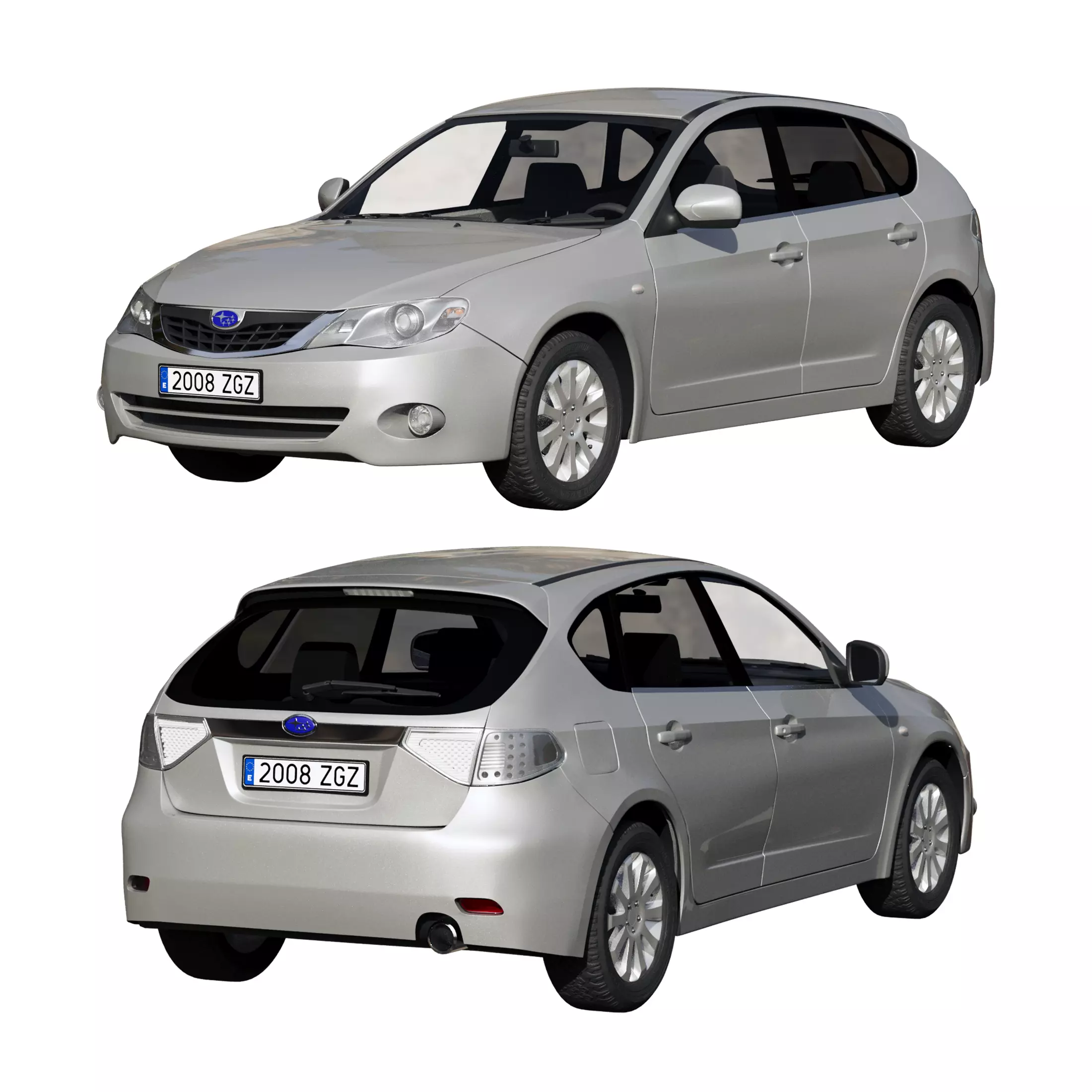 Subaru Impreza 3D model_0