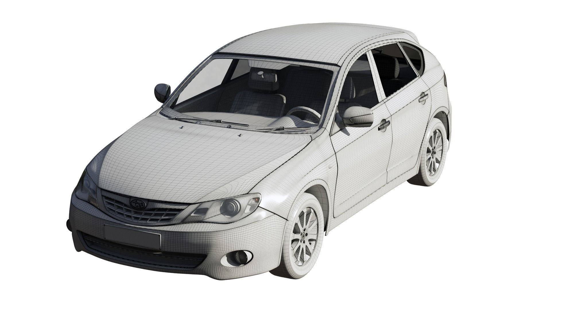 Subaru Impreza 3D model_6